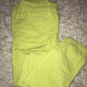 Yellow Free People Jeans
